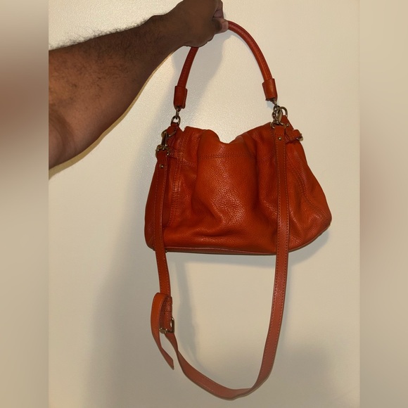 Kate Spade Cobble Hill Little Minka bag Orange Leather Shoulder Bag - Picture 9 of 11